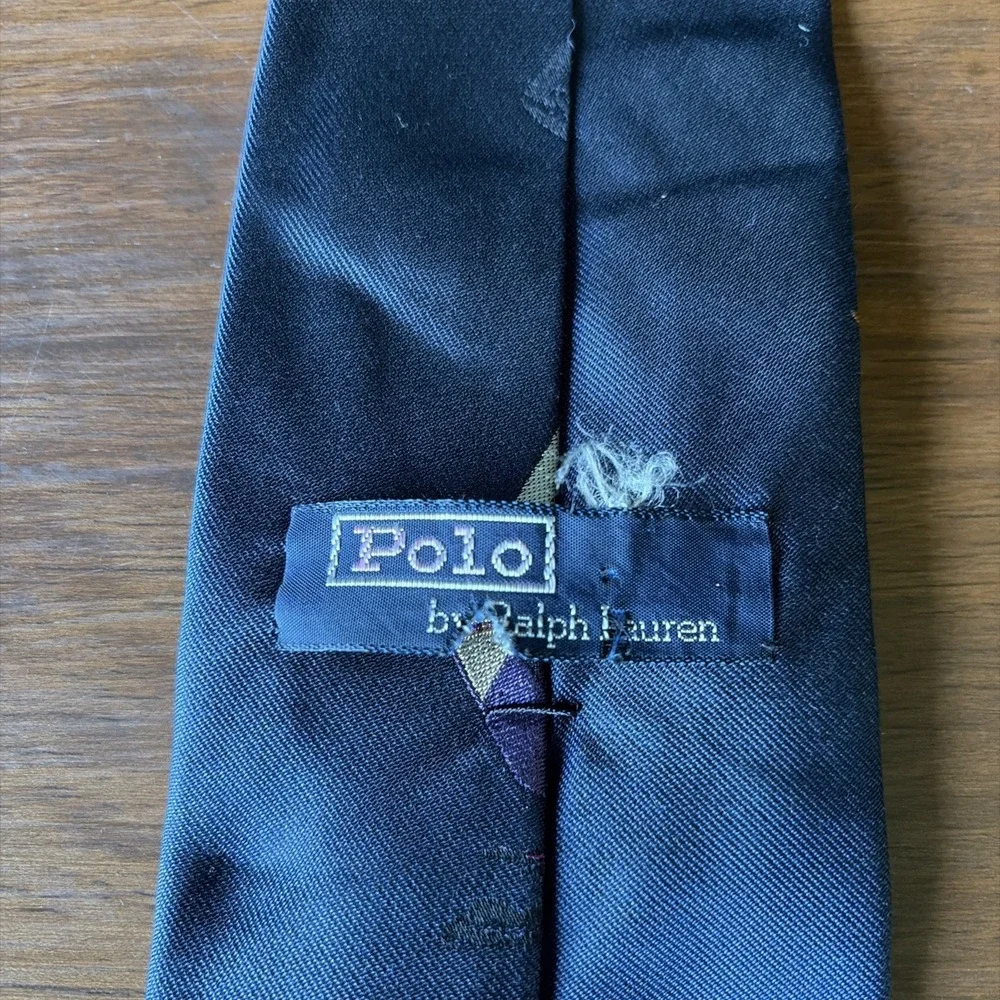 Vintage Polo Ralph Lauren Tie Blue Sailing Boats Sailboat Mens‎ 100% Silk Yact